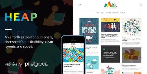 HEAP - A Snappy Responsive WordPress Blog Theme 1.10.1