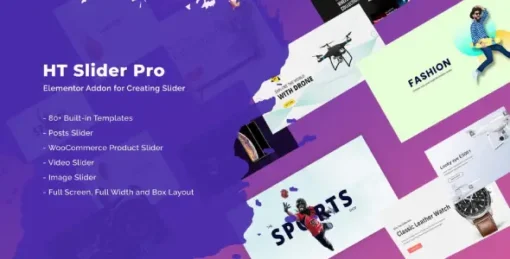 HT Slider Pro For Elementor