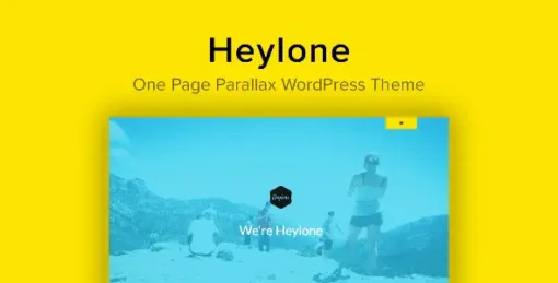 Heylone - One Page Parallax WordPress Theme