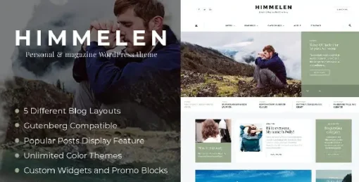 Himmelen - Personal Minimal WordPress Blog Theme