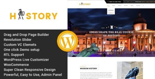 History – Museum & Exhibition WordPress Theme v1.2.2