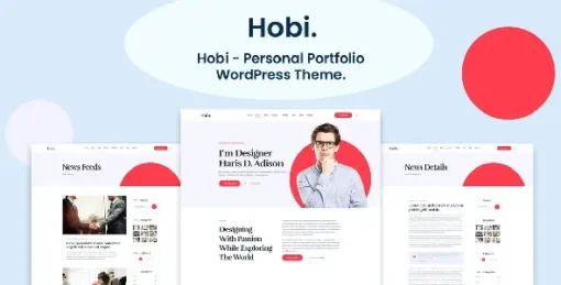 Hobi - Personal Portfolio WordPress Theme