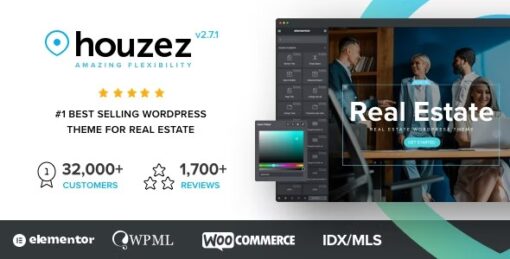 Houzez Theme GPL v3.2.3 (Pre-Activated) - Real Estate WordPress Theme