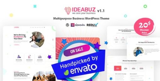 Ideabuz – Multipurpose Business WordPress Theme v1.1