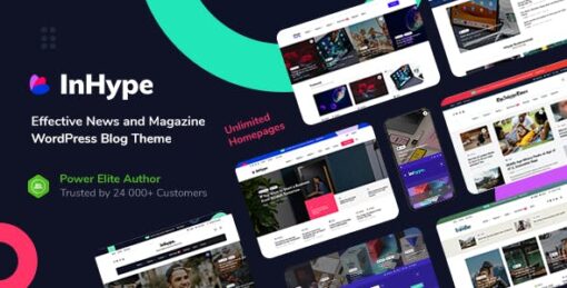 InHype 1.2.4 – Blog & Magazine WordPress Theme