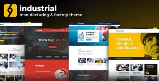 Industrial – Corporate, Industry & Factory WordPress Theme v1.4.5