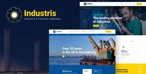 Industris - Factory & Business WordPress Theme