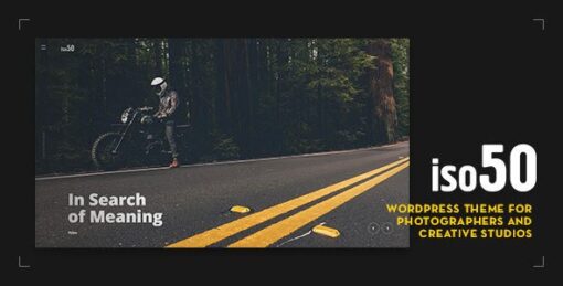 Iso50 – Photography WordPress Theme v1.0.23