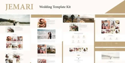 Jemari - Wedding Elementor Template Kit