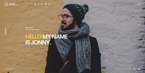 Jonny – Personal WordPress Theme v1.0.7