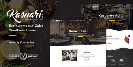 Kasuari - Restaurants and Cafes WordPress Theme v1.4
