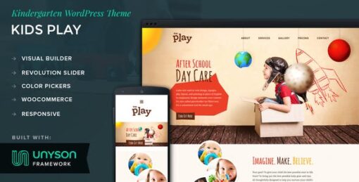 Kids Play – Kindergarten WordPress Theme v1.0.11