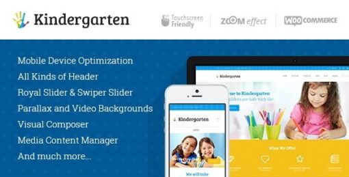 Kindergarten – Day Care & Children School Education WordPress Theme v3.9