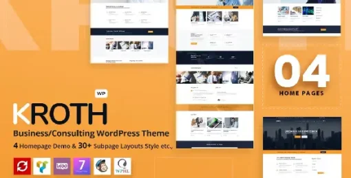 Kroth - Business Consulting WordPress Theme