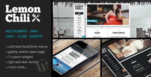 LemonChili – A Restaurant WordPress Theme v4.01