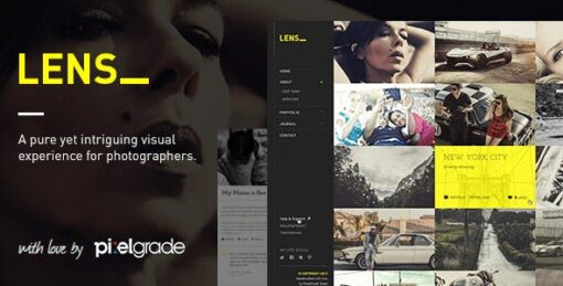 Lens 2.5.4 – An Enjoyable Photography Theme