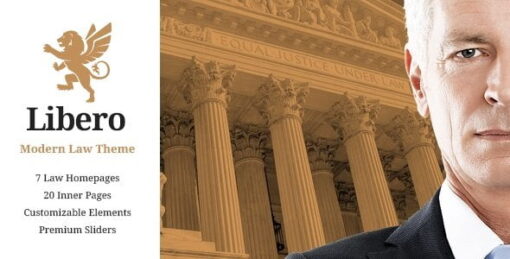 Libero – Lawyer and Law Firm WordPress Theme v2.2