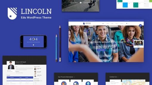 Lincoln – Education Material Design WordPress Theme v4.3.1