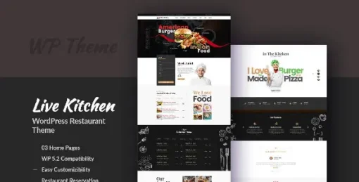 Livekitchen WordPress Theme