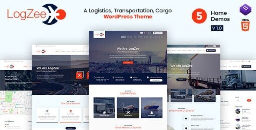 Logzee – Logistics, Transportation, Cargo WordPress Theme v1.0