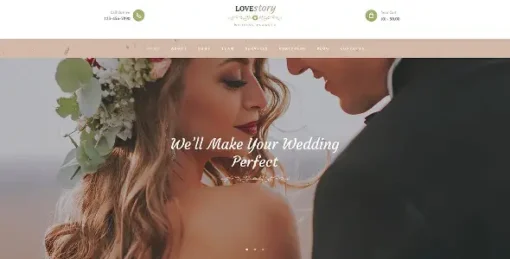 Love Story WordPress Theme