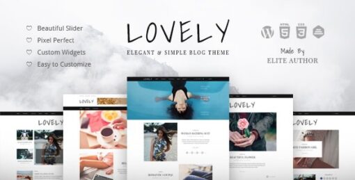 Lovely – Elegant & Simple Blog Theme v1.0.8