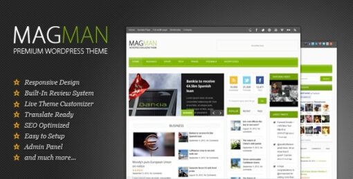MagMan Magazine – News Magazine Theme v1.5