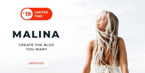 Malina - Personal WordPress Blog Theme 2.4.1