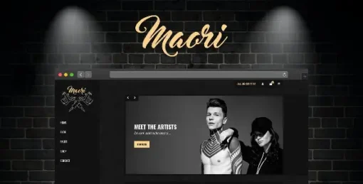 Maori - Tattoo Studio WordPress Theme