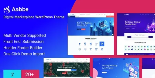 Aabbe – Digital Marketplace WordPress Theme GPL