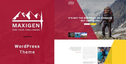 Maxigen – Hiking & Outdoor WordPress Theme v1.2.4