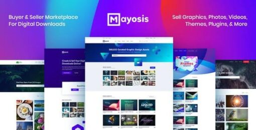 Mayosis Theme GPL - Digital Marketplace Theme v4.5.7