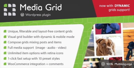 Media Grid Responsive Portfolio Plugin v7.3.1 (Pre-Activated)