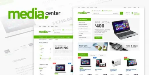 MediaCenter Theme GPL v2.7.22 - Electronics Store WooCommerce Theme