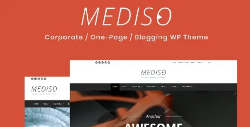 Mediso - Corporate  One-Page WordPress Theme