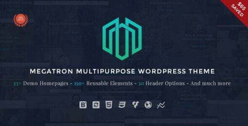 Megatron MultiPurpose WordPress Theme 3.8