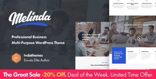 Melinda – Professional Business Multi-Purpose WordPress Theme v1.1.2