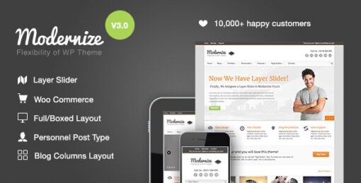 Modernize – Flexibility of WordPress v3.4.0