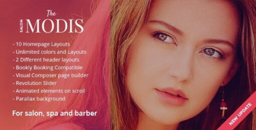 Modis – Salon & Barber WordPress Theme v1.2.4