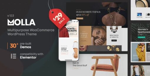Molla MultiPurpose WooCommerce Theme v1.5.12