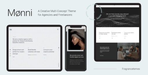 Monni – A Creative Multi-Concept Theme for Agencies and Freelancers v1.0