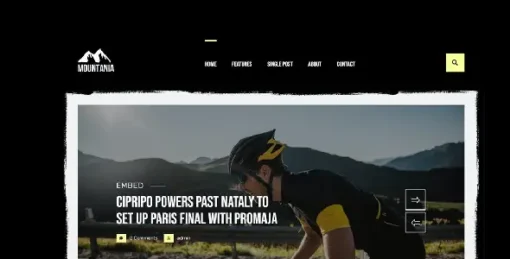 Mountania - Creative Blog WordPress Theme