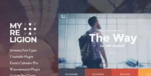 My Religion - Dedicated Church WordPress Theme