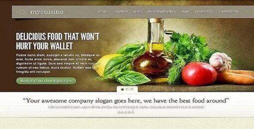 Elegant Themes - MyCuisine Premium WordPress Theme 3.7.13