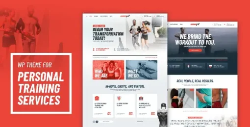 NanoFit - WordPress Theme for Personal Training Services