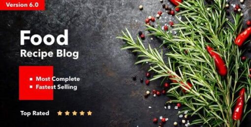 Neptune - Theme for Food Recipe Bloggers & Chefs v6.3.4