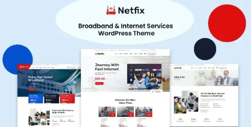 Netfix v1.2.1 – Broadband & Internet Services WP Theme
