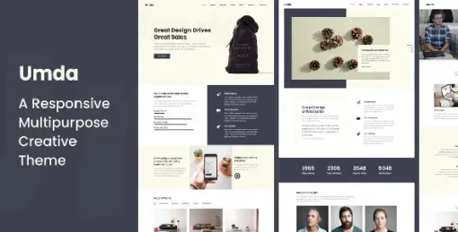 Umda - Responsive Multipurpose Creative Theme WordPress Theme