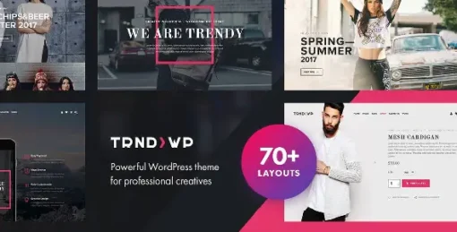 Trendy - Creative Multi-Purpose WordPress Theme