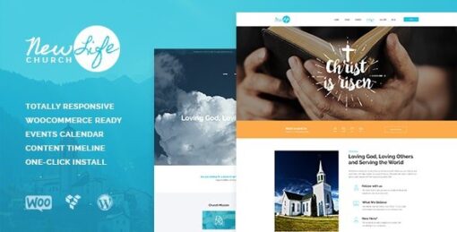 New Life – Church & Religion WordPress Theme v1.1.3